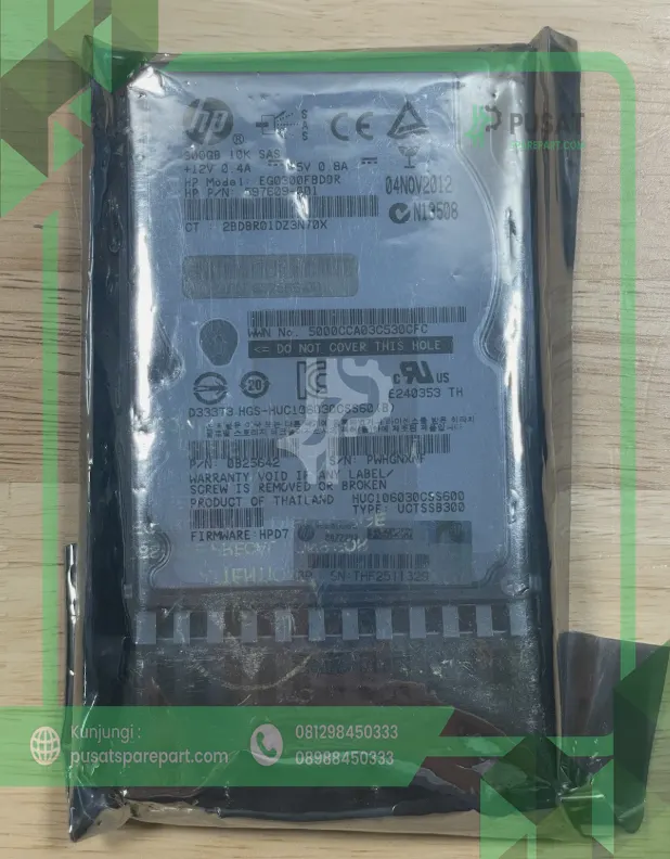 HDD 300GB 597609-001 SAS 2.5 Inch Hard Drive Server