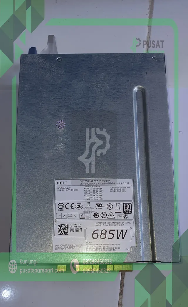 Power Supply 0KTMT8 685W Server PSU
