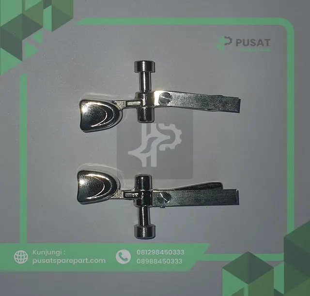 Motorola Symbol MC9000 MC9060 MC9090 Battery Door Latch Metal Part Set - gambar 2