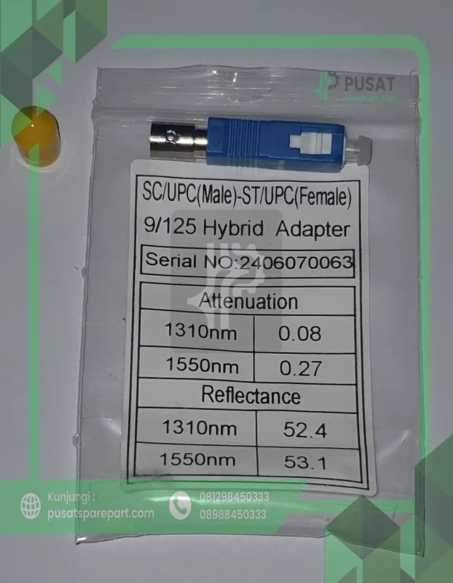 ST Female to SC Male Fiber Optic Adapter Single mode ST