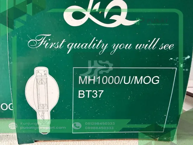 Plusrite 1000W Mogu Metal Halide Lamp MH1000/U/MOG M47/E BT37 - gambar 2