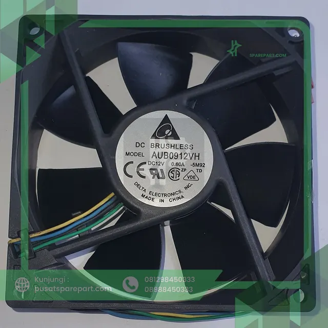 Fan Delta AUB0912VH DC12V 0.60A 4-wire cooling fan 9025 9cm