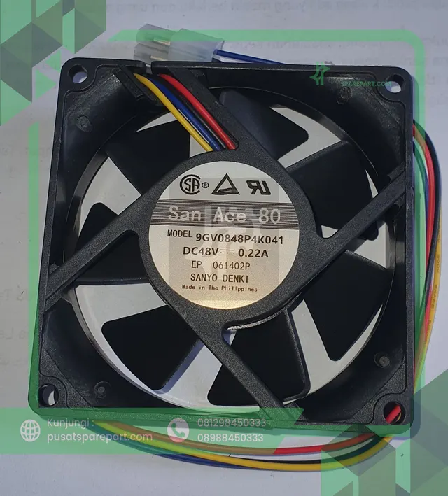 Fan SAN ACE 80 9GV0848P4K041 DC 48V 0.22A 8025 8CM