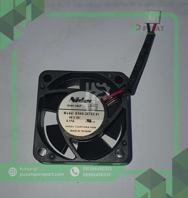 FAN Nidec D04G-24TS2 01 24V 0.17A 4020 4CM