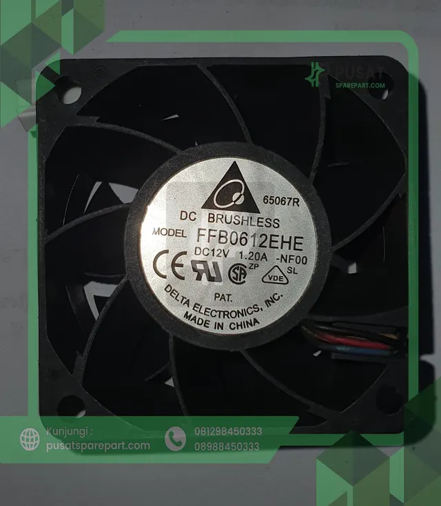Fan Delta FFB0612EHE DC 12V 1.2A 6038 6CM