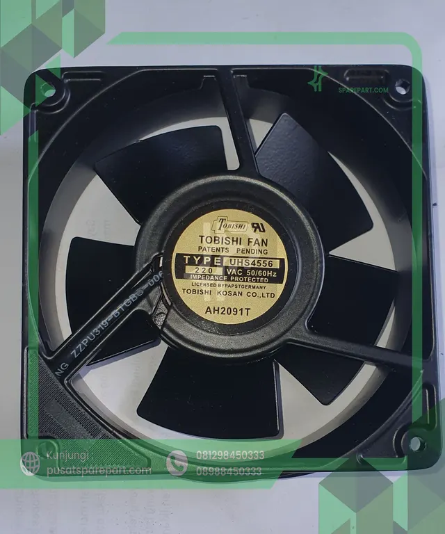 Fan Tobishi UHS4556 220VAC 50/60HZ KOTAK 12038 12CM