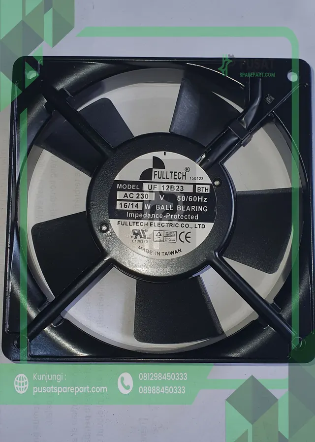 Fan Fulltech UF 12B23 BTH AC 230 V 50/60HZ 16/14 W 12025 12CM