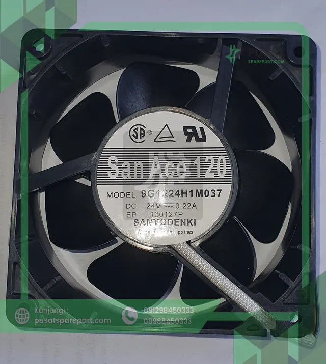 Fan San Ace 9G1224H1M037 DC 24V 0.22A 12038 12CM