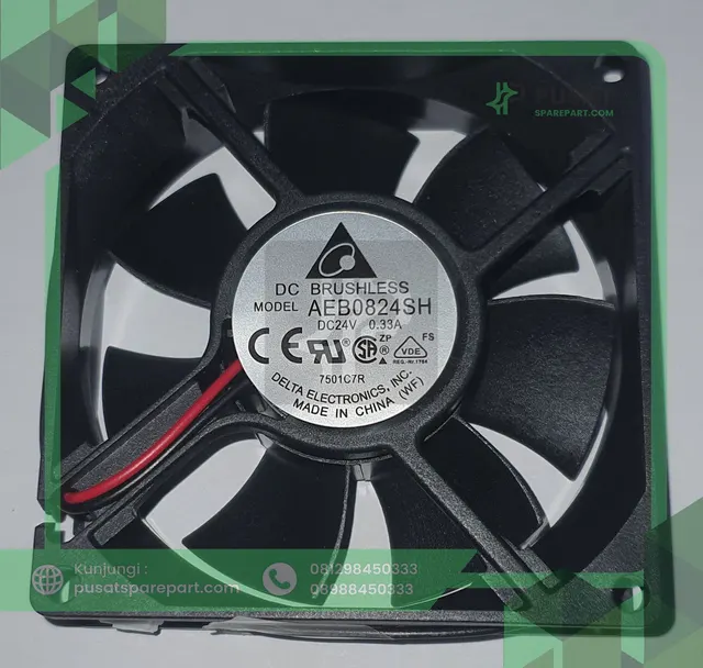 Fan Delta AEB0824SH DC24V 0.33A 8025 8CM