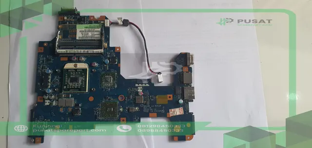 Motherboard Toshiba Satellite LA-6053P L675D L670D AMD Laptop - gambar 2