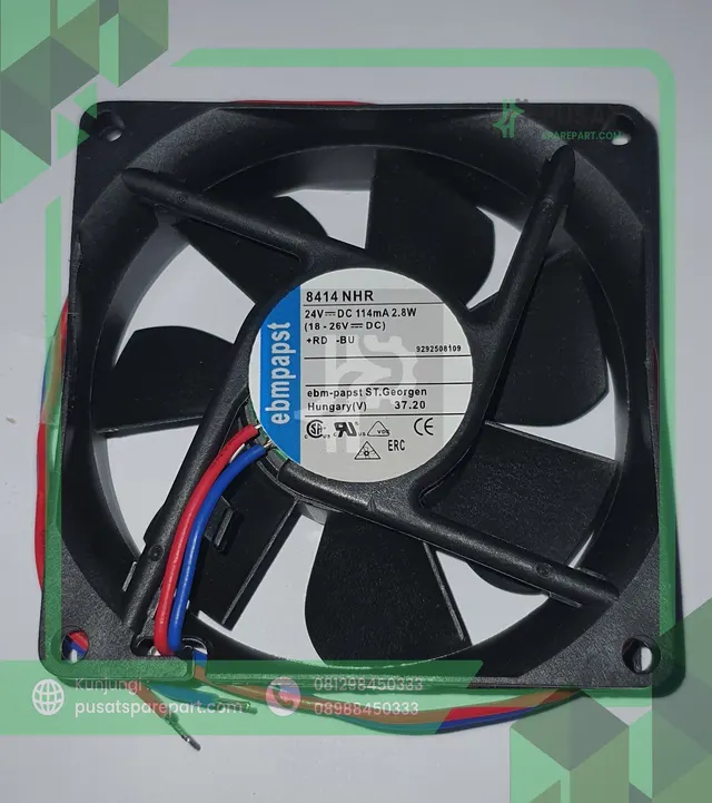 Fan Ebmpapst 8414NHR 24V 114mA 2.8W 