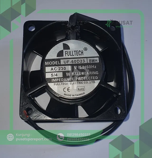 Fan Fulltech UF-60D23 BWH AC 230V 50/60HZ 5/4 W