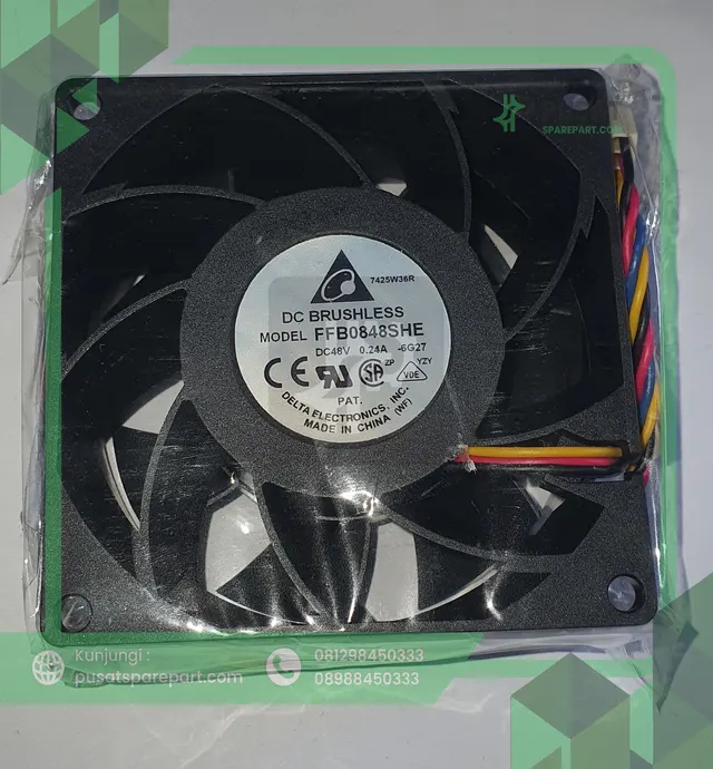 Fan Delta FFB0848SHE DC 48V 0.24A 8038 8CM