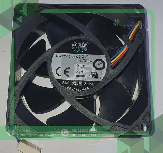 Fan Cooler Master FA08025M12LPA 12V 0.45A 4 lines PWM 8025