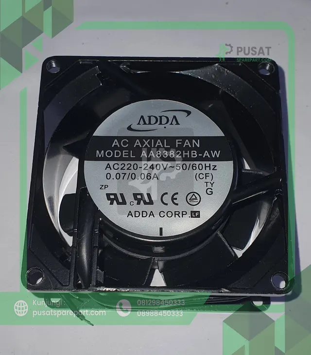 Fan ADDA AA8382HB-AW AC 220V 50/60HZ 0.07/0.06A 8038