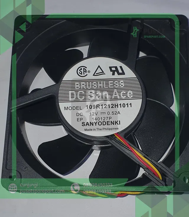 Fan San Ace 109R1212H1011 DC 12V 0.52A 12038 12CM