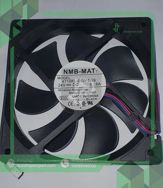 Fan NMB 4710KL-05W-B59 24VDC 0.38A 12025 12CM