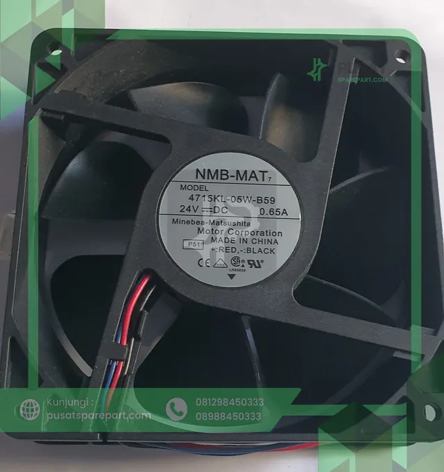 FAN NMB 4715KL-05W-B59 24VDC 0.65A 12038 12CM 
