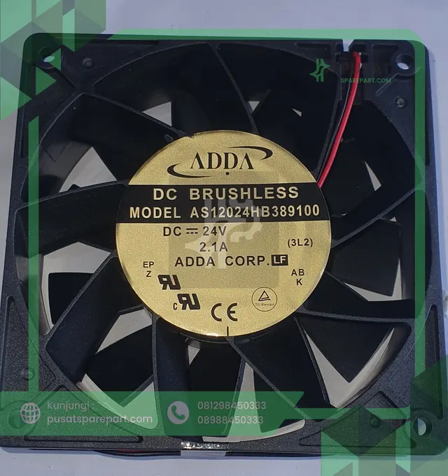 Fan ADDA ASH12024HB389100 DC 24V 2.1A 12038 12CM