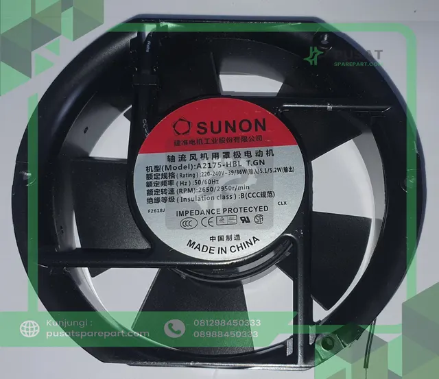 Fan SUNON A2175-HBL T.GN AC220V Axial Oval 17251 17CM