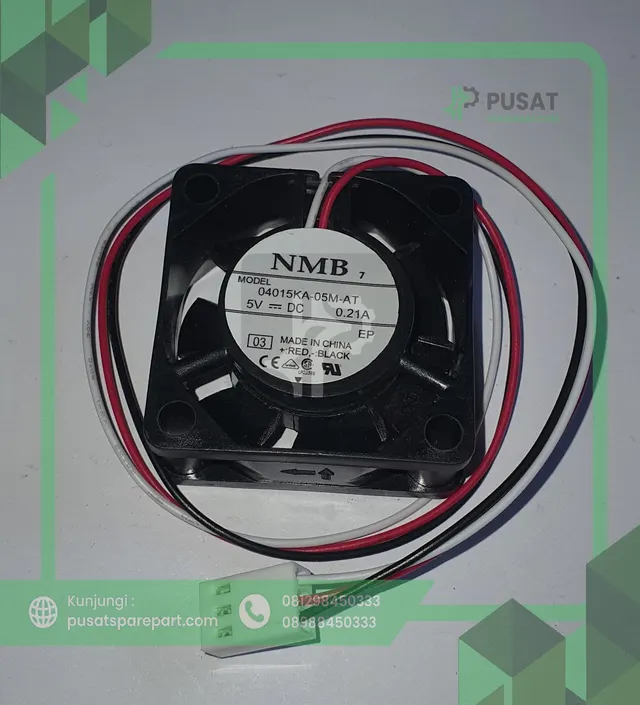 Fan NMB 04015KA-05M-AT DC 5V 0.21A 3 Wire 4015 4CM 