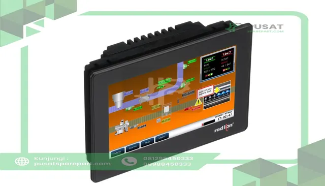 Red Lion Controls CR10000700000210 HMI 7" Touchscreen 16M Color 800x480 Pixels 24VDC IP66 CR1000 Series