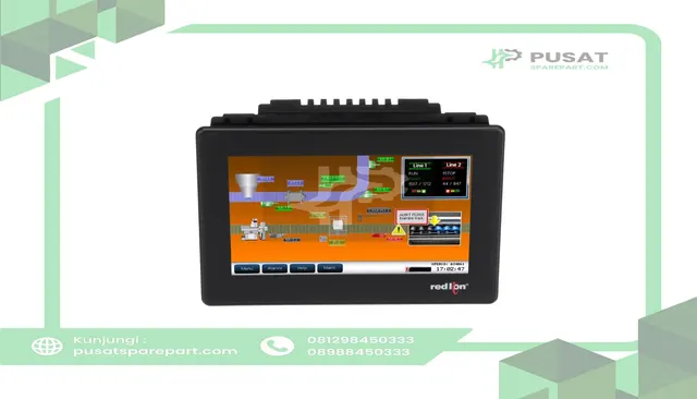 Red Lion Controls CR10000700000210 HMI 7" Touchscreen 16M Color 800x480 Pixels 24VDC IP66 CR1000 Series - gambar 2