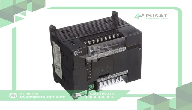 Omron Automation CP1L-EL20DR-D Controller, Programmable, 20 I/O Points, 12 Inputs, 8 Outputs, DC - gambar 2
