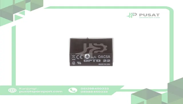 Opto 22 OAC5A Module, Digital, 24 to 280 VAC, 12 mA @ 5 VDC, 100 Megohms (Min.) @ 500 VDC - gambar 3