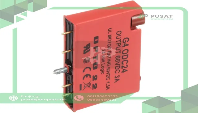 Opto 22 G4ODC24 Module, 5 to 60 VDC, 3 A @ 45 deg C (Ambient), DC, 1 mA (Max.), -30 to degC