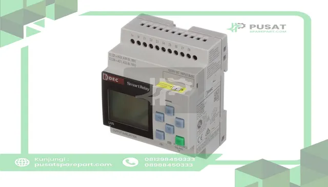 IDEC Corporation FL1F-H12RCE SmartRelay, 12-24 VDC, 10 A, Ethernet Port, Backlite Display, FL1F Series - gambar 5