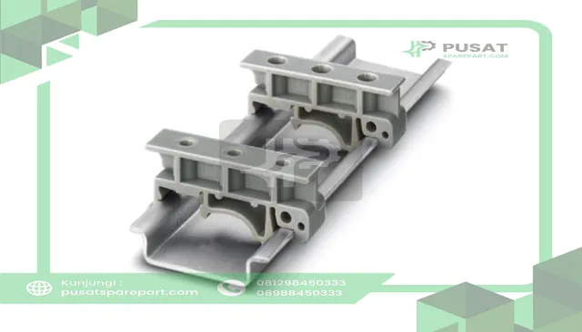 Phoenix Contact 1201578 PC Data Acquisition Accessories,Rail Adapter,M3 Screws,L 42.6xW 10xH 19mm,Gray