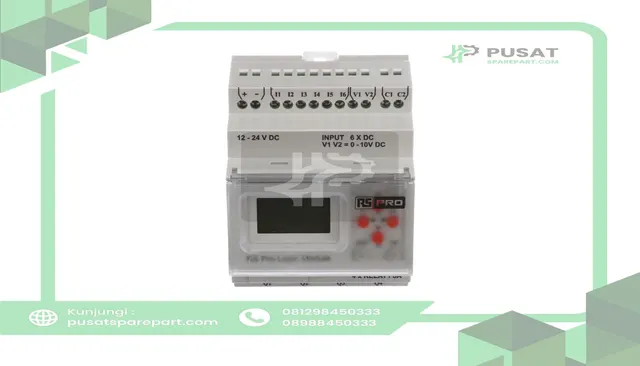 RS PRO 9176370 Logic Module Smart Relay, 8 Input 4 Output ModBus, Analog, Interface Serial Port - gambar 4