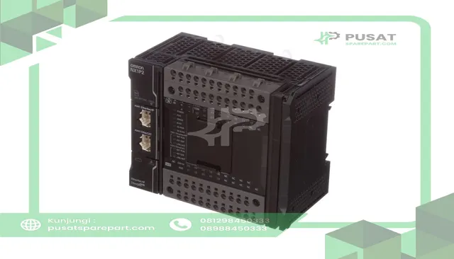 Omron Automation NX1P2-9024-DT1 CPU, 24 Built-in I/O points, 4 Max Axes, PNP, NX-12P Series - gambar 5