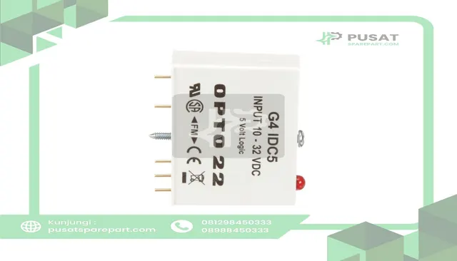 Opto 22 G4IDC5 Module, DC Input, 10 to 32 VDC, 25 mA (Max.), 5 ms, 5 ms, 5 VDC, 0 degC, 70 de