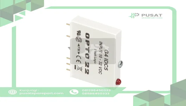 Opto 22 G4IDC5 Module, DC Input, 10 to 32 VDC, 25 mA (Max.), 5 ms, 5 ms, 5 VDC, 0 degC, 70 de - gambar 5