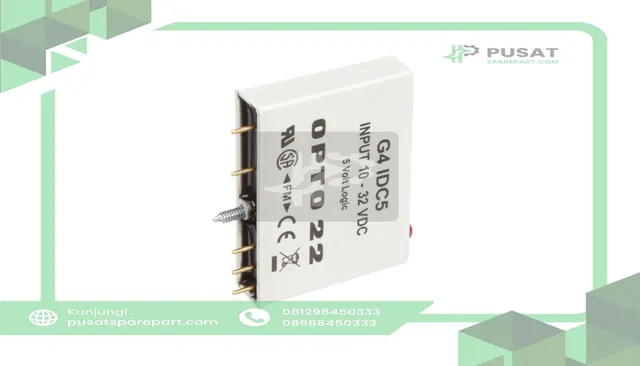 Opto 22 G4IDC5 Module, DC Input, 10 to 32 VDC, 25 mA (Max.), 5 ms, 5 ms, 5 VDC, 0 degC, 70 de - gambar 2
