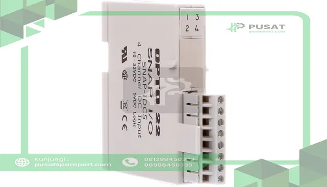 Opto 22 SNAP-IDC5 Module, Digital Input, 10 to 32 VAC/VDC, 24 VAC/VDC (Nom.), 5 0.25 VDC