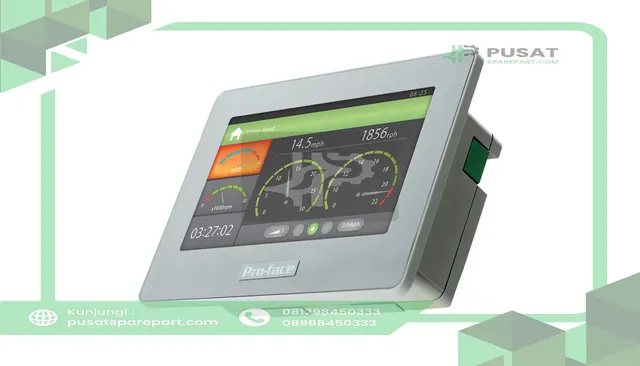 Pro-face by Schneider Electric PFXGP4114T2D 4.3Inch Color Touch Panel, 64K color 480x272 pixels, Ethernet I/F (RJ45)