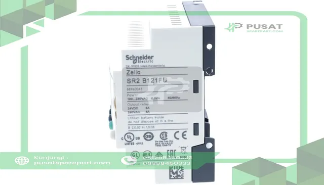 Schneider Electric SR2B121FU Compact Smart Relay/Programmable 12 I/O, 100-240VAC, LCD, Zelio Logic SR2 Series - gambar 4