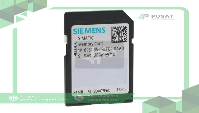 Siemens 6ES79548LF040AA0 Simatic S7 Memory Card. 24 Mb - gambar 2