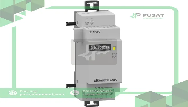 Crouzet MXAI02D7 Millenium Analog Expansion, 35 mm, 2 Inputs, 12-24 VDC