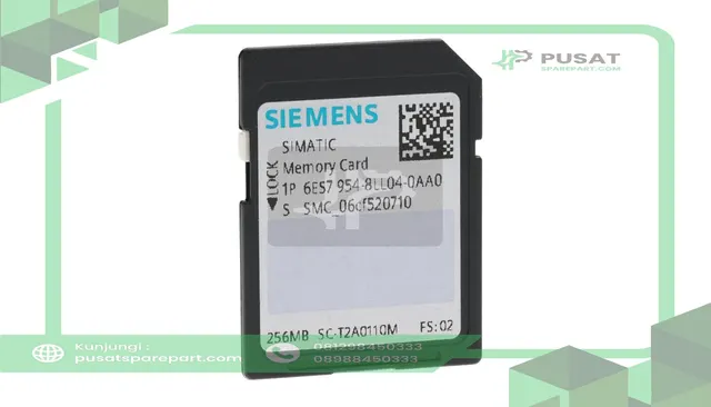 Siemens 6ES79548LL040AA0 SIMATIC S7, memory cards for S7-1x00 CPU, 3, 3V Flash, 256 MB - gambar 2