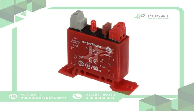 Sensata - Crydom DR-ODC24 Relay, Power, DIN Rail, I/O MODULE, 18-32VDC In, 5-48VDC Out, DR Series - gambar 5