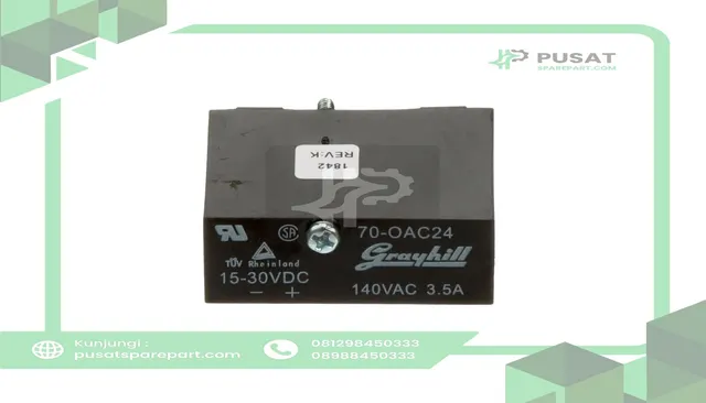 Grayhill 70-OAC24 Module, AC Output, Digital, 120 VAC, 9 mA, 1.0 W/A (Typ.), 2 mA (RMS)