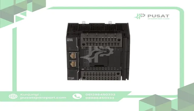 Omron Automation NX1P2-9024-DT CPU, 24 Built-in I/O points, 4 Max Axes, NPN, NX-12P Series - gambar 3