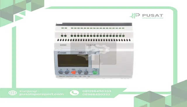Crouzet 88970161 Millenium 3, XD26 Controller, LDC Display, 24VDC, 16 Inputs, 10 Relay Outputs - gambar 3