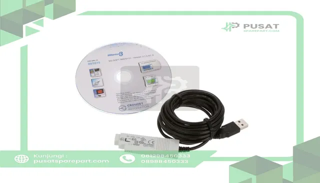 Crouzet 88974081 Starter KIT, Millenium 3, SMART Controller Software, Cable, CD12, 100-240VAC - gambar 4
