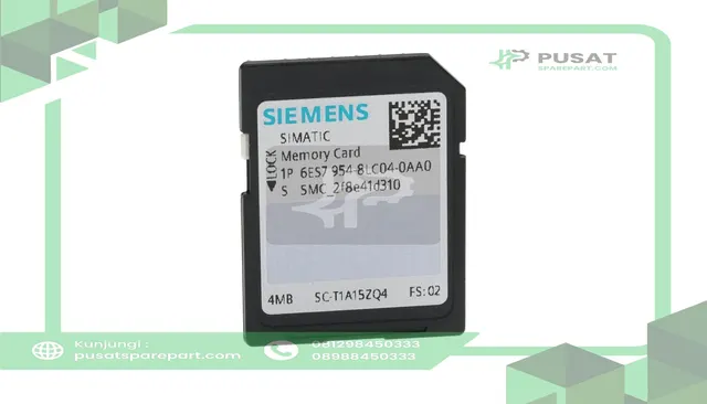 Siemens 6ES79548LC040AA0 SIMATIC S7, memory cards for S7-1x 00 CPU/SINAMICS, 3, 3V Flash, 4 MB - gambar 2
