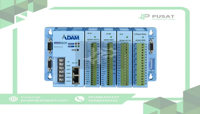 Advantech ADAM-5000L/TCP-BE PLC Expansion Module, 4 Slot Distributed System for Ethernet, ADAM-5000 Series